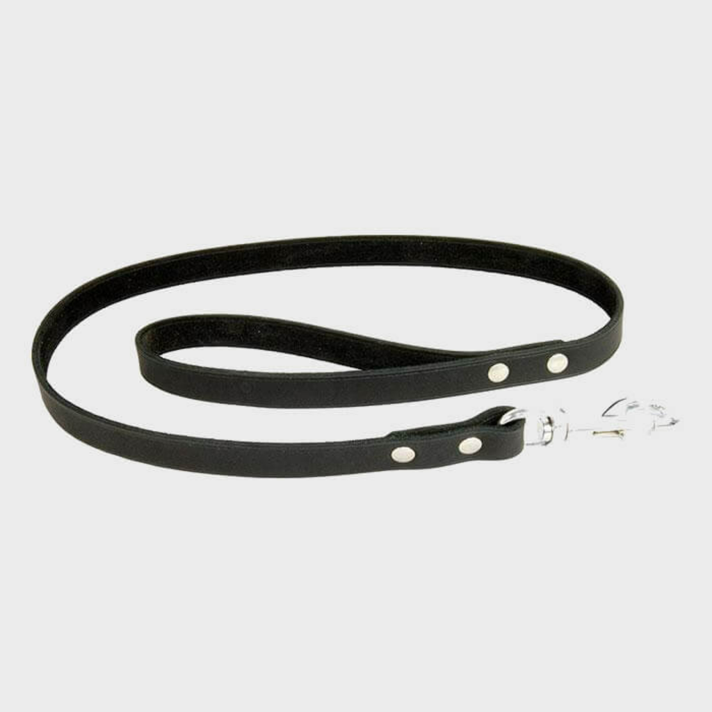 Earthbound Lead Medium / Black Soft Country Leather Lead