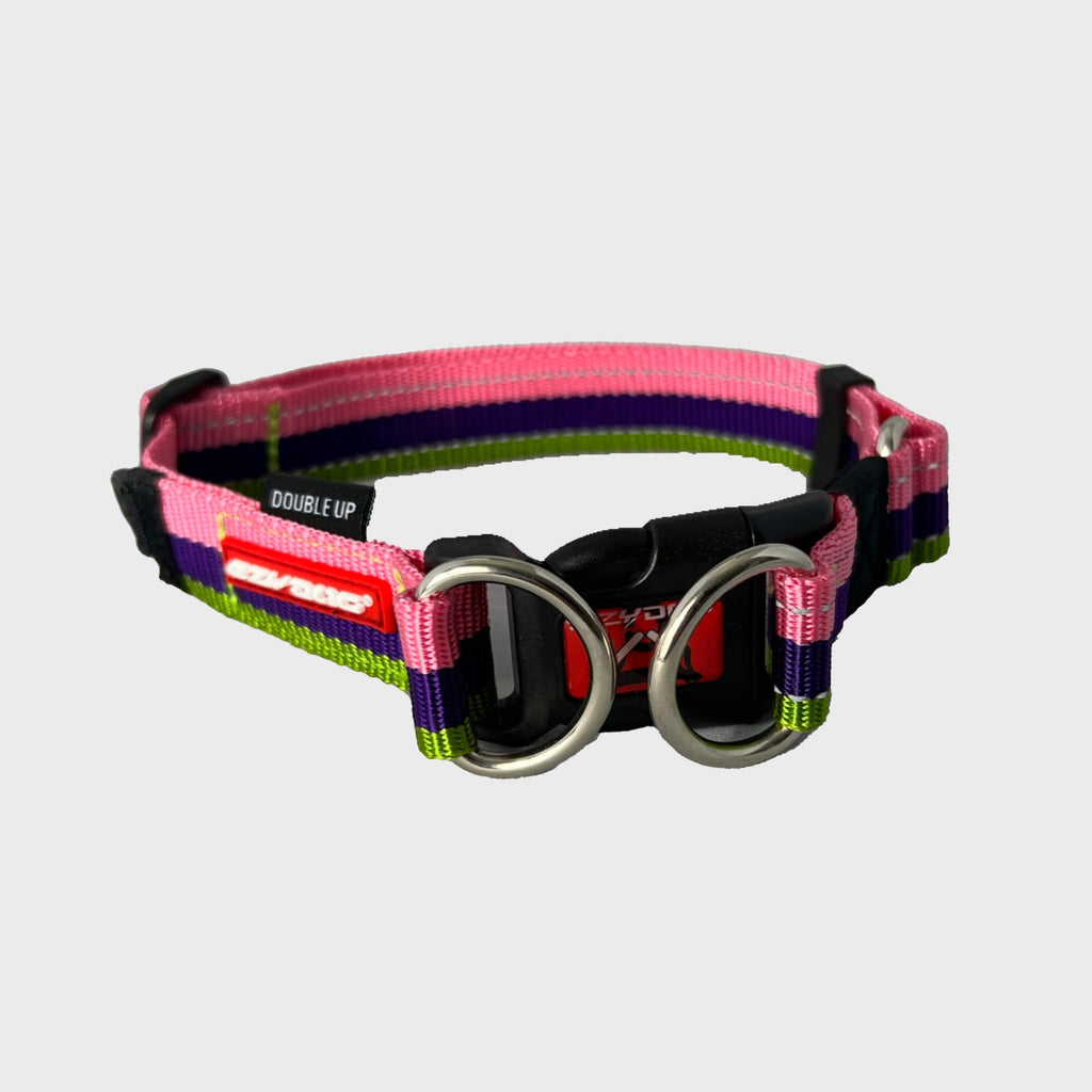 EzyDog Collar Small / Bubblegum Double Up Collar