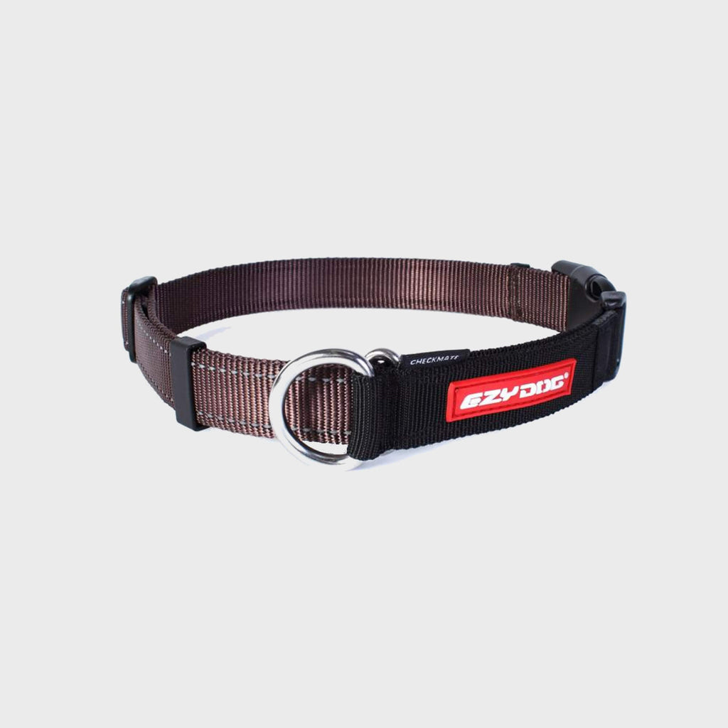 EzyDog Collar Small / Chocolate Checkmate Collar