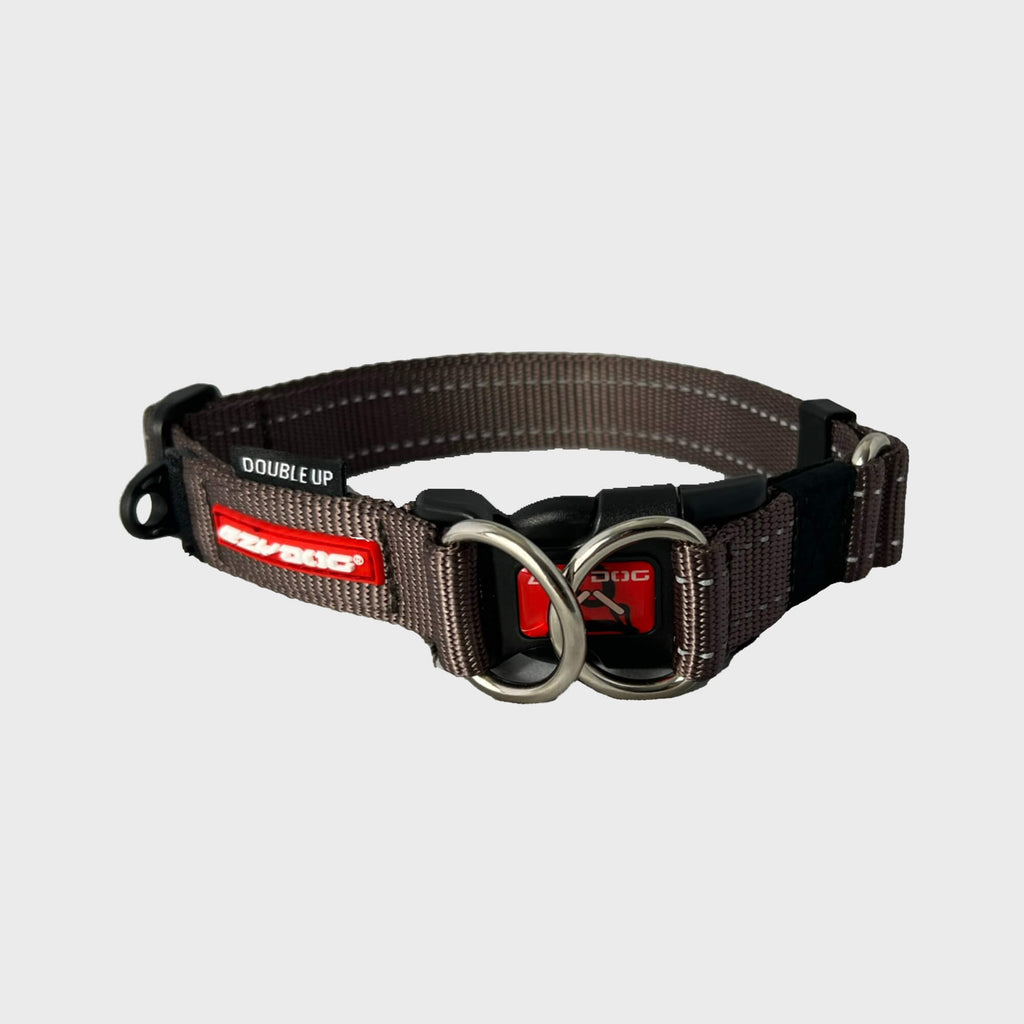 EzyDog Collar Small / Chocolate Double Up Collar