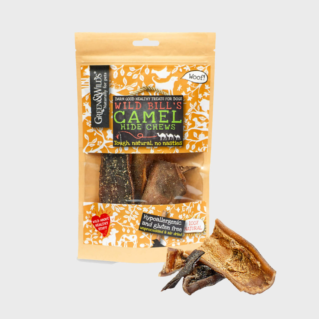 Green and Wilds Treats Camel Hide Chews