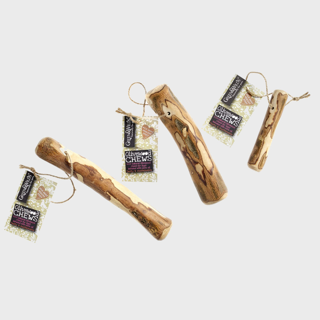 Green and Wilds Treats Olivewood Chews
