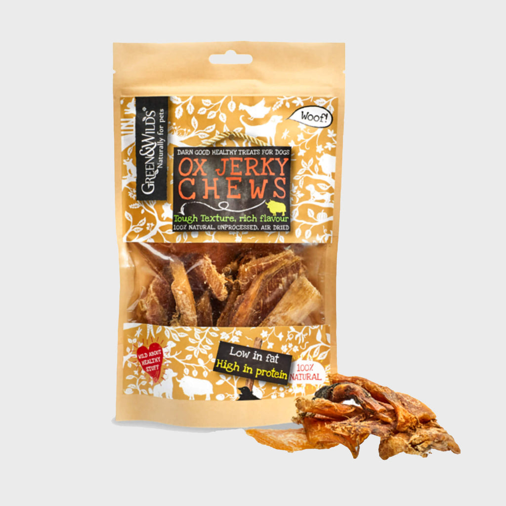 Green and Wilds Treats Ox Jerky Chews