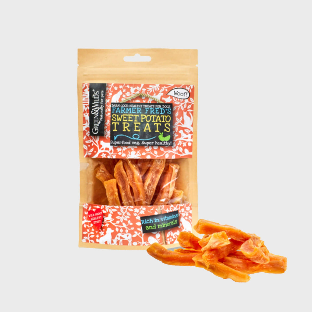 Sweet Potato Treats 100g - Slickers ‚óä Doghouse