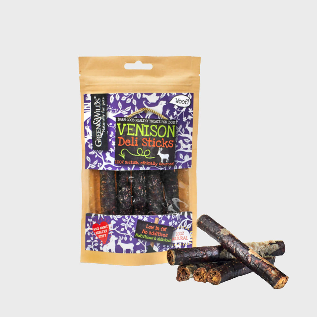Venison Flatties 100g - Slickers ‚óä Doghouse