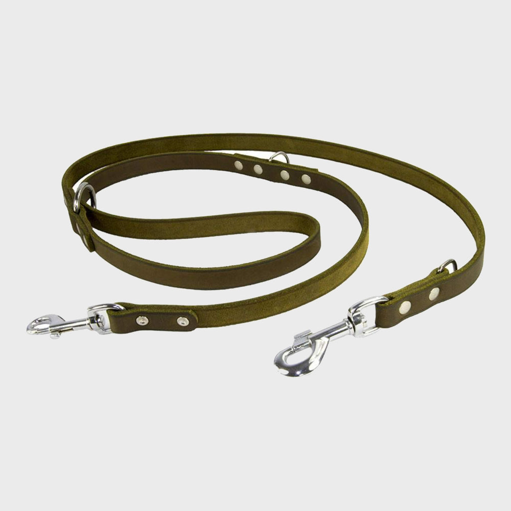 Leather Training Lead, three colours - Slickers ◊ Doghouse