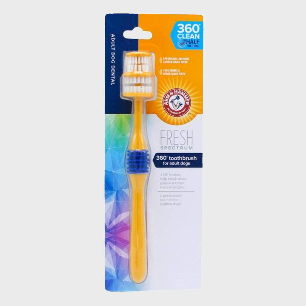 Arm & Hammer Fresh 360 Degree Toothbrush for Dogs - Slickers ‚óä Doghouse