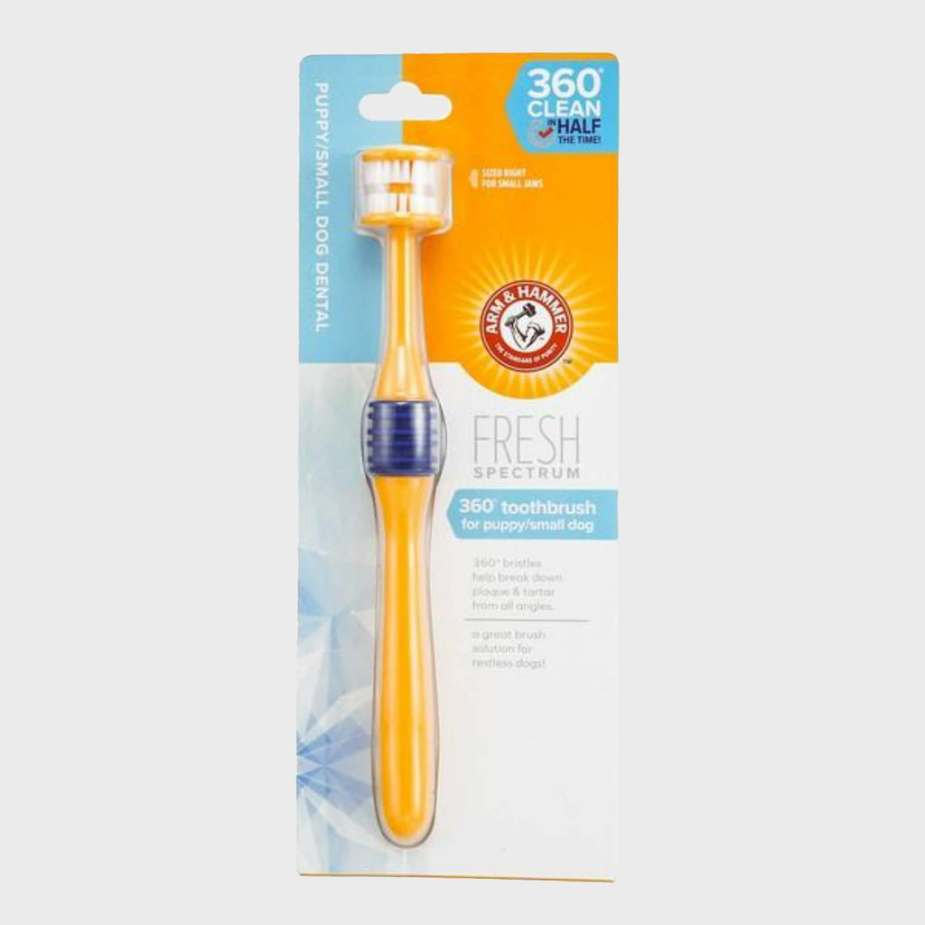 Pedigree Wholesale Tooth Care Arm & Hammer Fresh 360 Degree Toothbrush for Puppies/Small Dogs