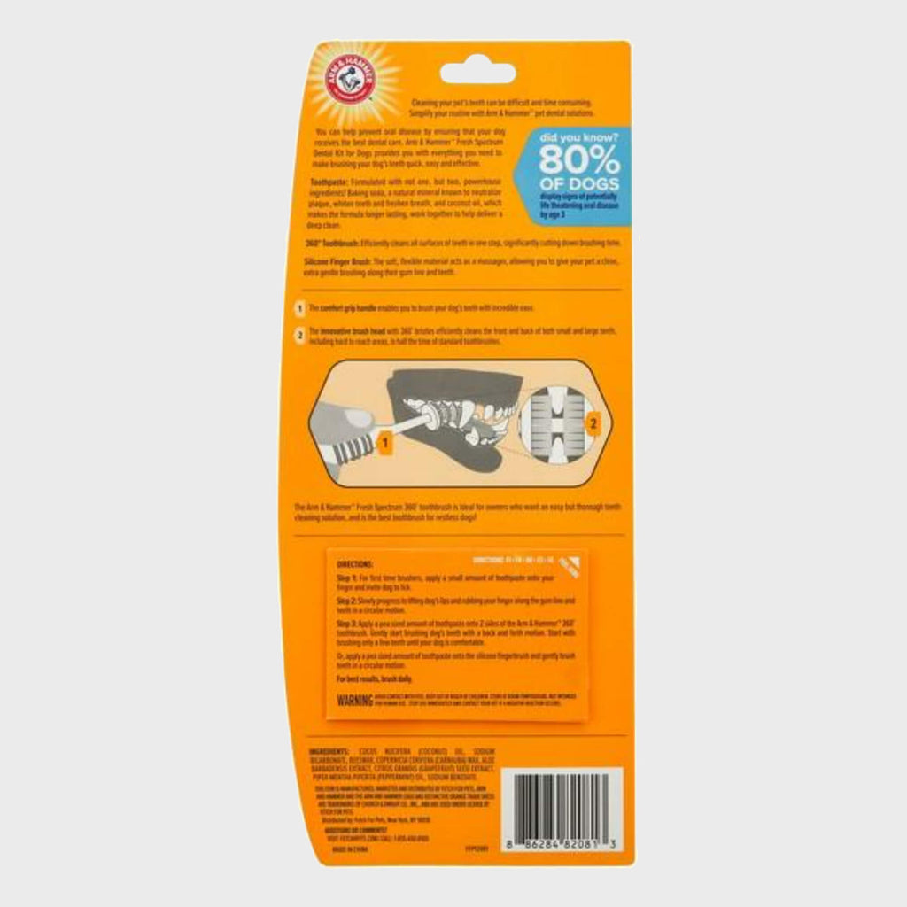 Pedigree Wholesale Tooth Care Arm & Hammer Fresh Coconut Dental Kit for Dogs