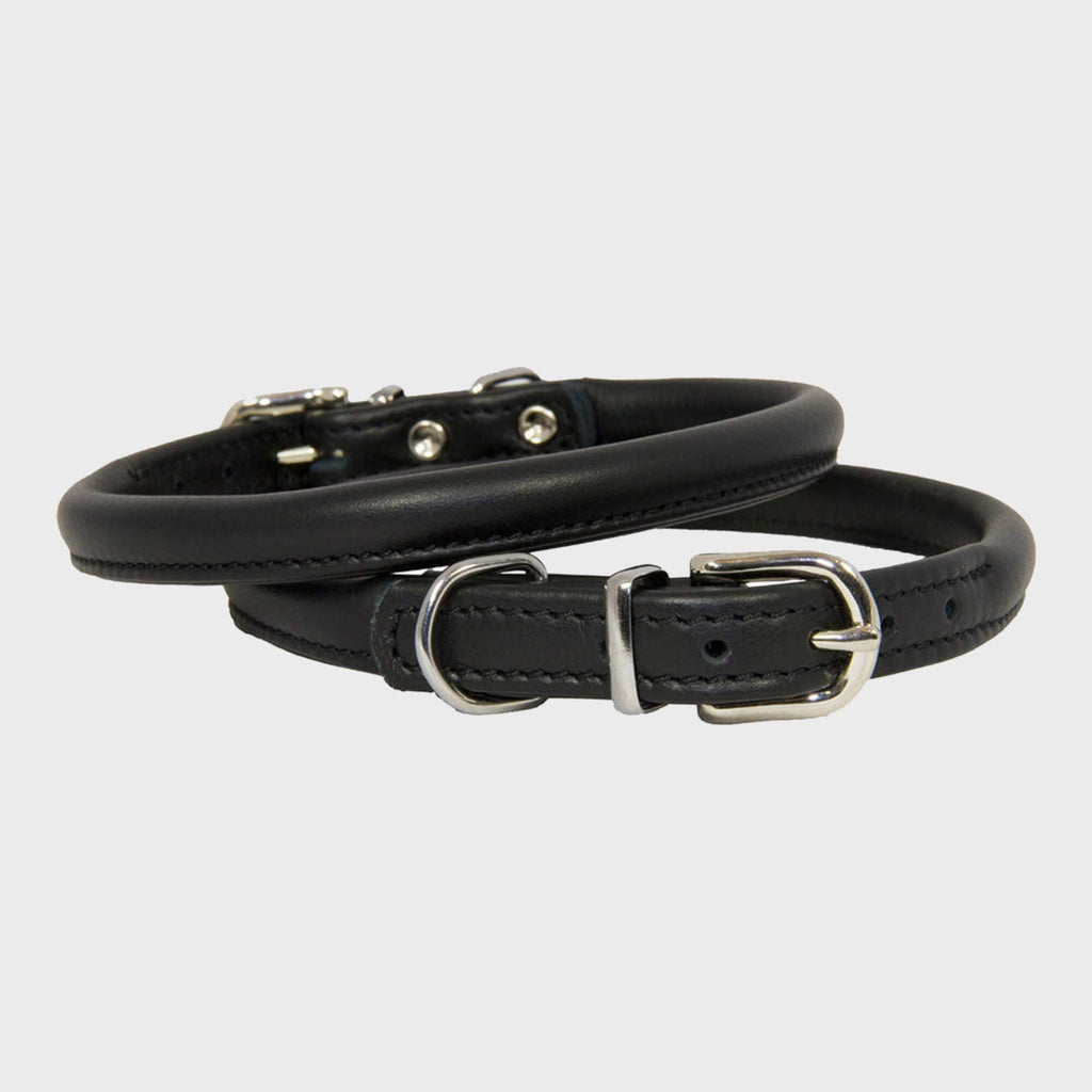 Rolled Leather Collar - Slickers ◊ Doghouse