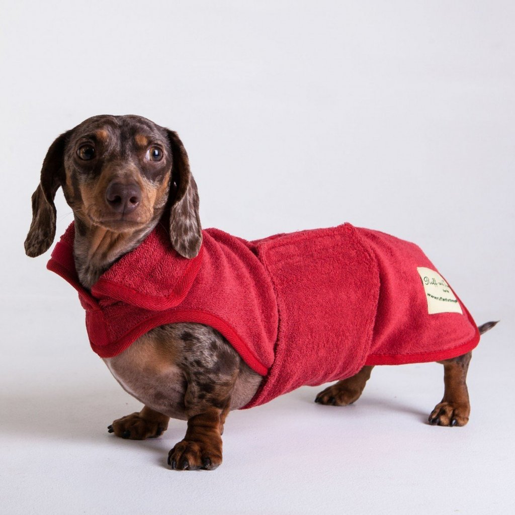 Ruff and Tumble Dachshund Dog Drying Coat - Dachshund Collection