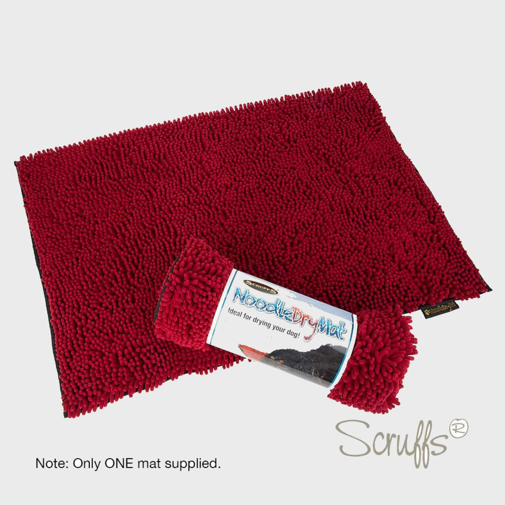 Scruffs Drying Mat Burgundy Noodle Drying Mat