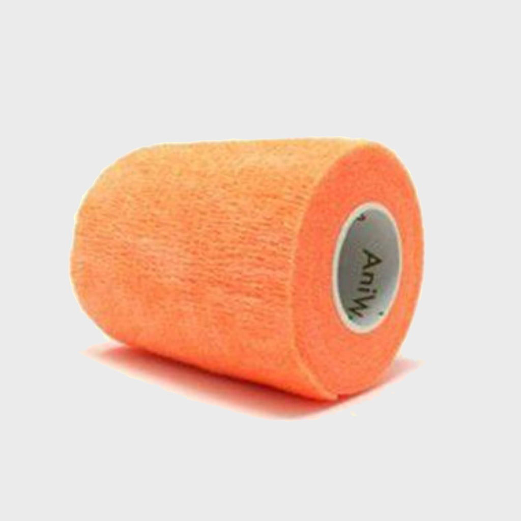 SIMPLY2 Bandage 5cm / Fluorescent Orange AniWrap Cohesive Pet Bandages