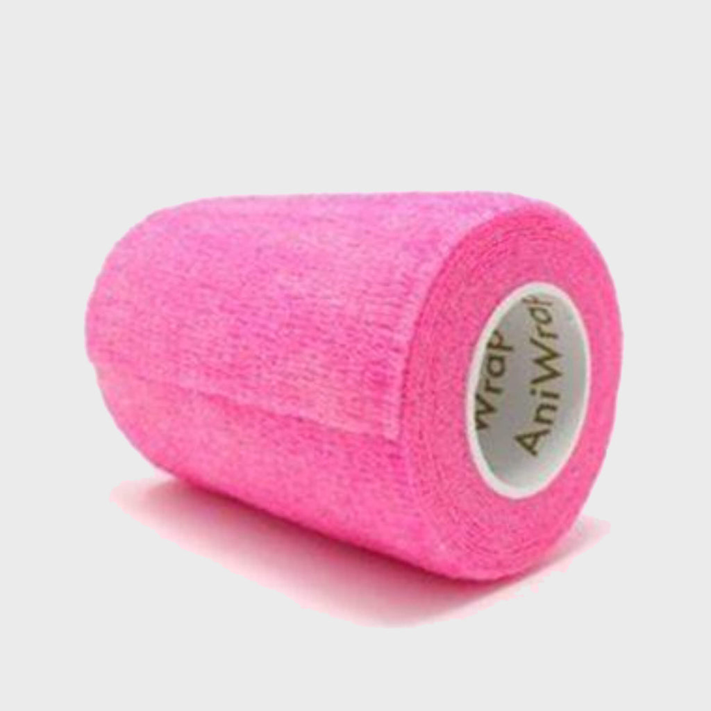 SIMPLY2 Bandage 5cm / Fluorescent Pink AniWrap Cohesive Pet Bandages