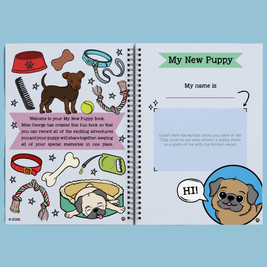 Slickers ◊ Doghouse Accessories My New Puppy Memory Book