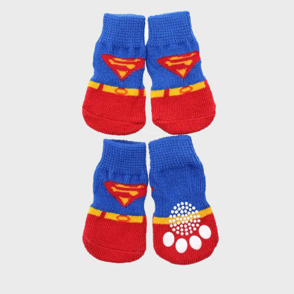 Urban Pup Doggy Wear S / SUPERMAN Pet Socks