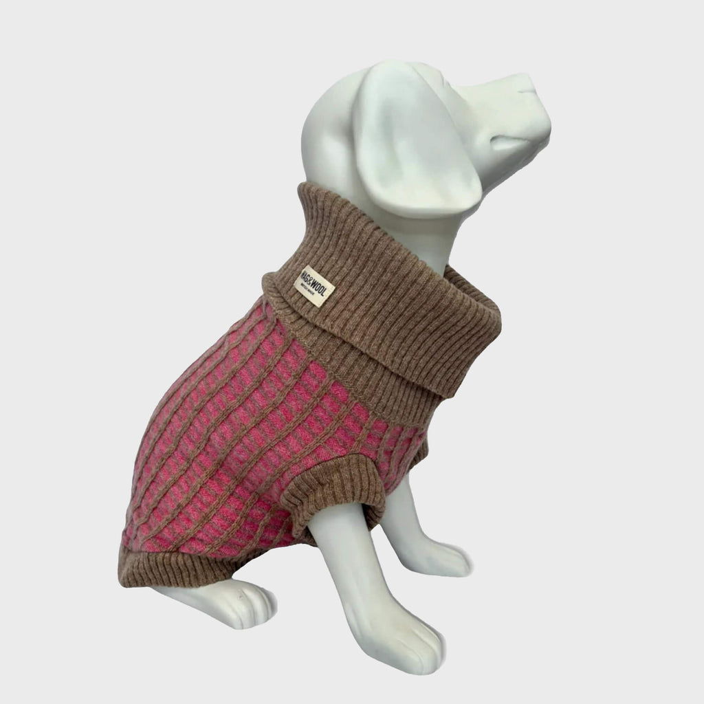 Wag & Wool Apparel & Accessories Paddy Dog Jumper Pink